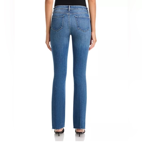 L'AGENCE Sneeki Mid Rise Straight Jeans in Stanton Size 25 - Picture 2 of 8